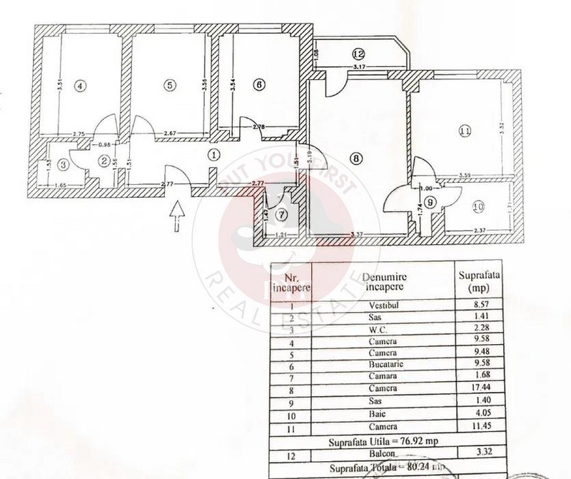 Metrou Stefan cel Mare | 4 camere | 80mp | B12139